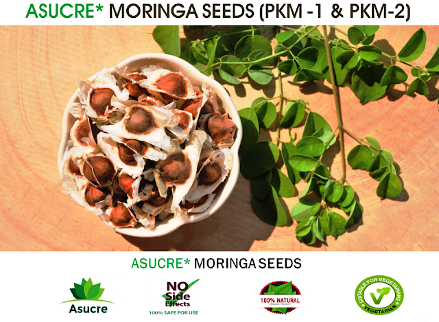 Asucre Moringa Oleifera Seeds PKM 1 and PKM 2